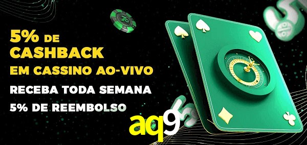 Promoções do cassino ao Vivo aq9